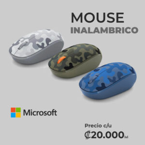 Mouse inalambrico Microsoft camo